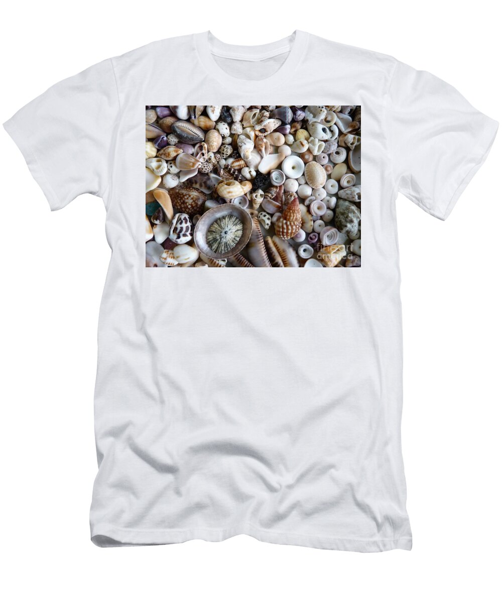 Hawaiian Shells Cat Pancake T-Shirt