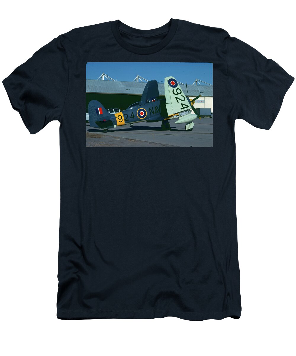 Hawker Sea Fury Two Seater Del Andrew T-Shirt
