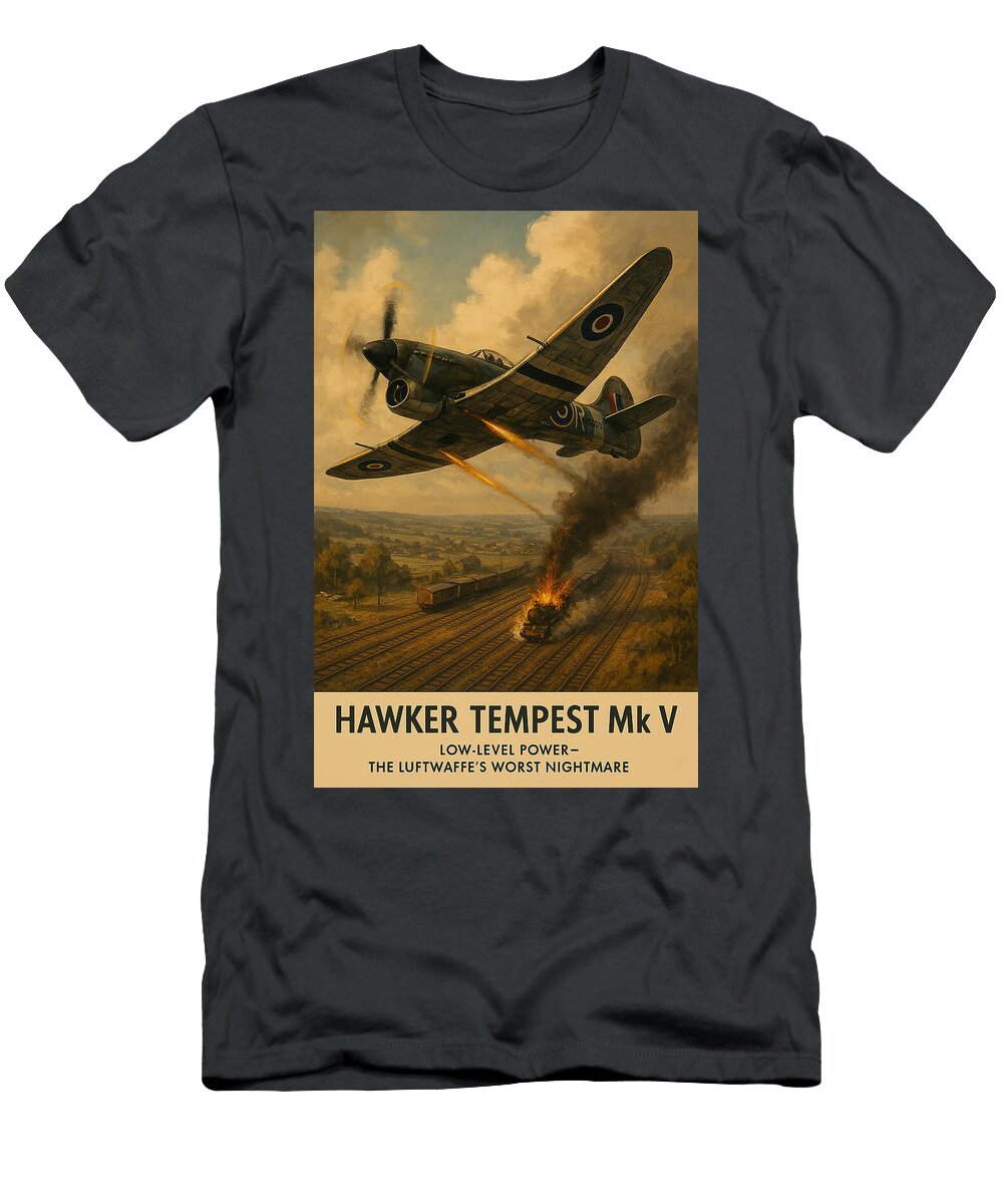 Hawker Tempest Mk V Start Aviation T-Shirt