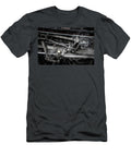 Heaby Stylised Industrialised Grunge Detailed Close Up of Vintag Matthew Gibson T-Shirt