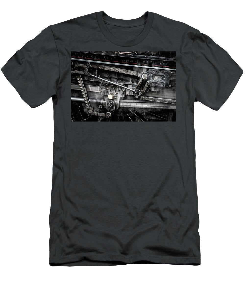 Heaby Stylised Industrialised Grunge Detailed Close Up of Vintag Matthew Gibson T-Shirt
