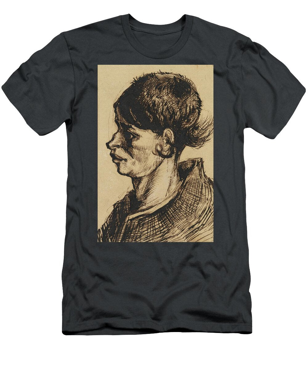 Head of a Woman 1884 85 15 Vincent Van Gogh T-Shirt