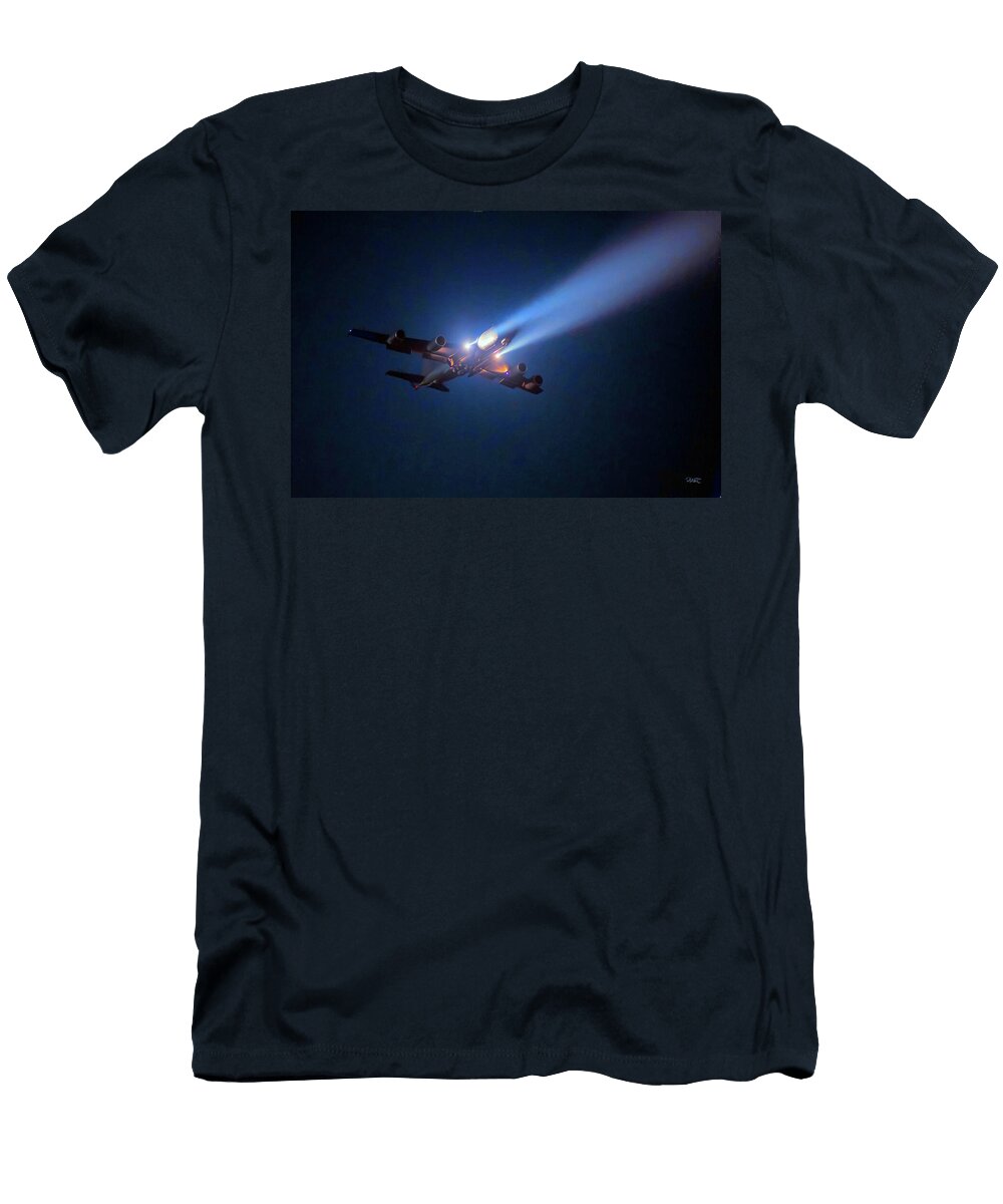 Headlights and Night Flights David Luebbert T-Shirt