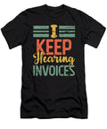 Hearing Invoices Tax Season Accountant Retro Shirtom T-Shirt