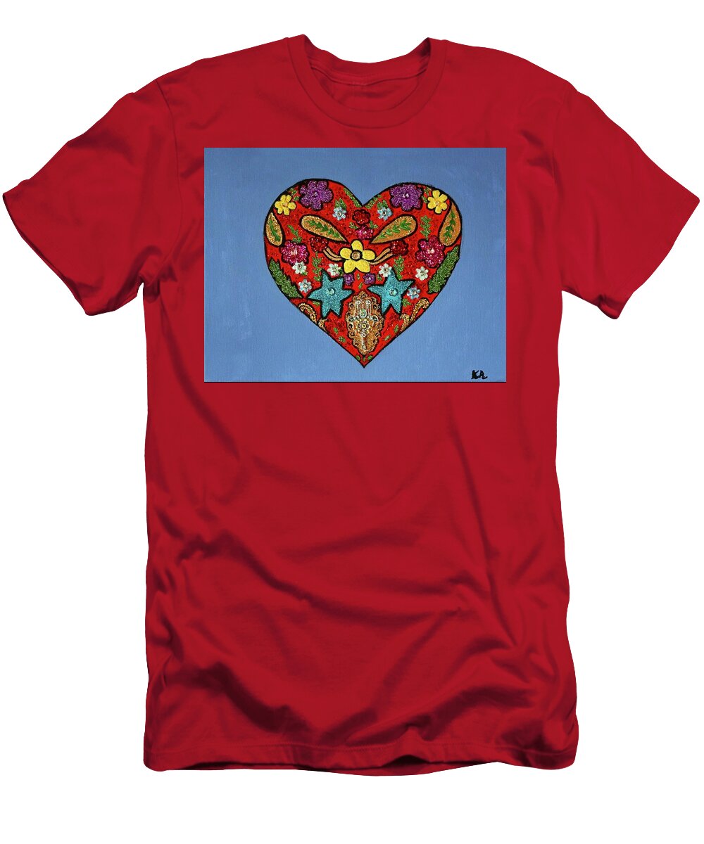 Heart Kristi Argyle T-Shirt