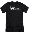 Heartbeat Ekg Pulse Australian Shepherd Read Book Teequeen2603 T-Shirt