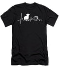 Heartbeat Ekg Pulse Maltese Reading Read Book Gift Teequeen2603 T-Shirt