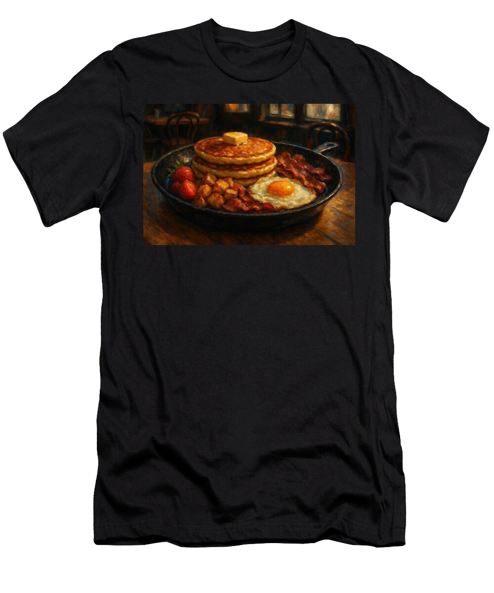 Hearty Breakfast in Skillet James Spears T-Shirt