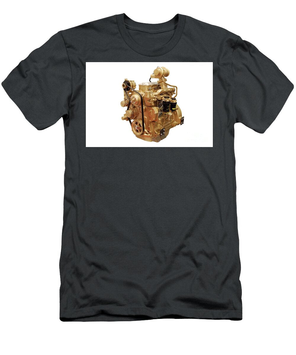 Heavy Engine Isolated on White Background Goce Risteski T-Shirt
