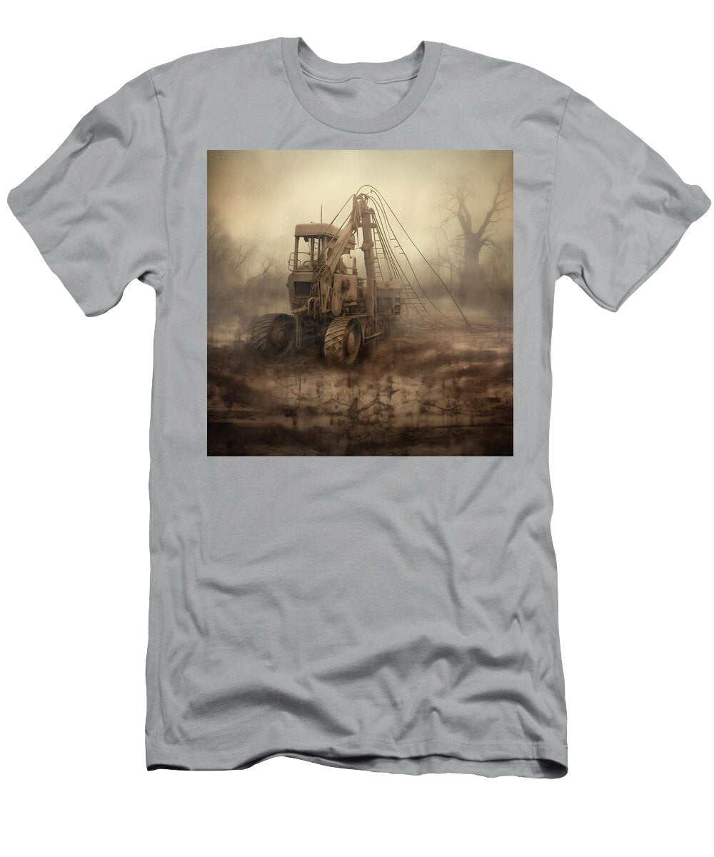 Heavy Mining Equipment Abandoned At Site Yo Pedro T-Shirt