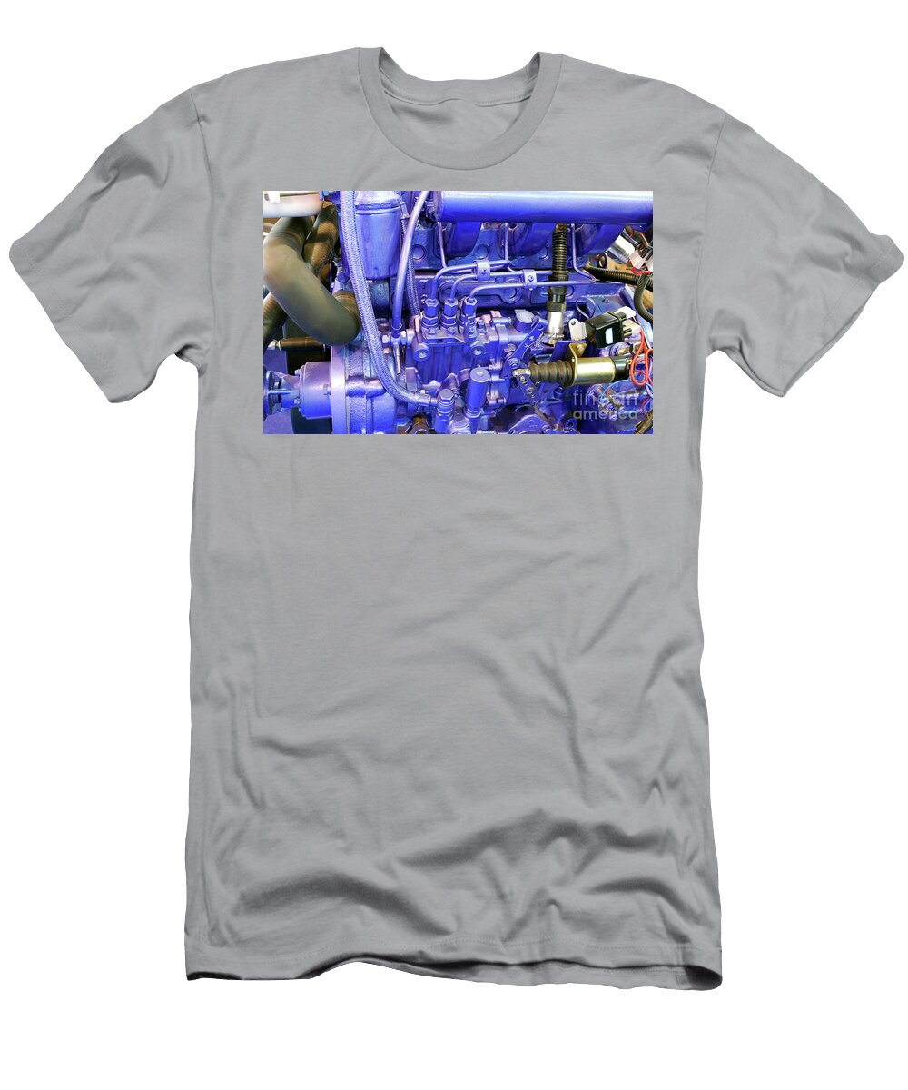 Heavy Ship Engine Detail Goce Risteski T-Shirt