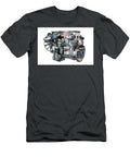 Heavy Truck Diesel Engine Isolated Goce Risteski T-Shirt