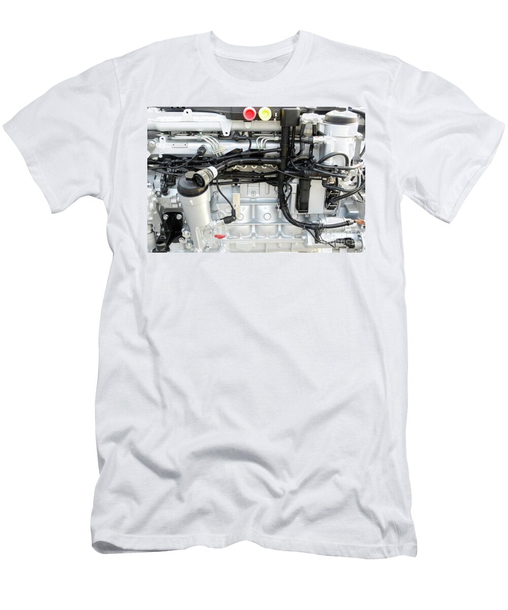 Heavy Truck Engine Close Up Goce Risteski T-Shirt