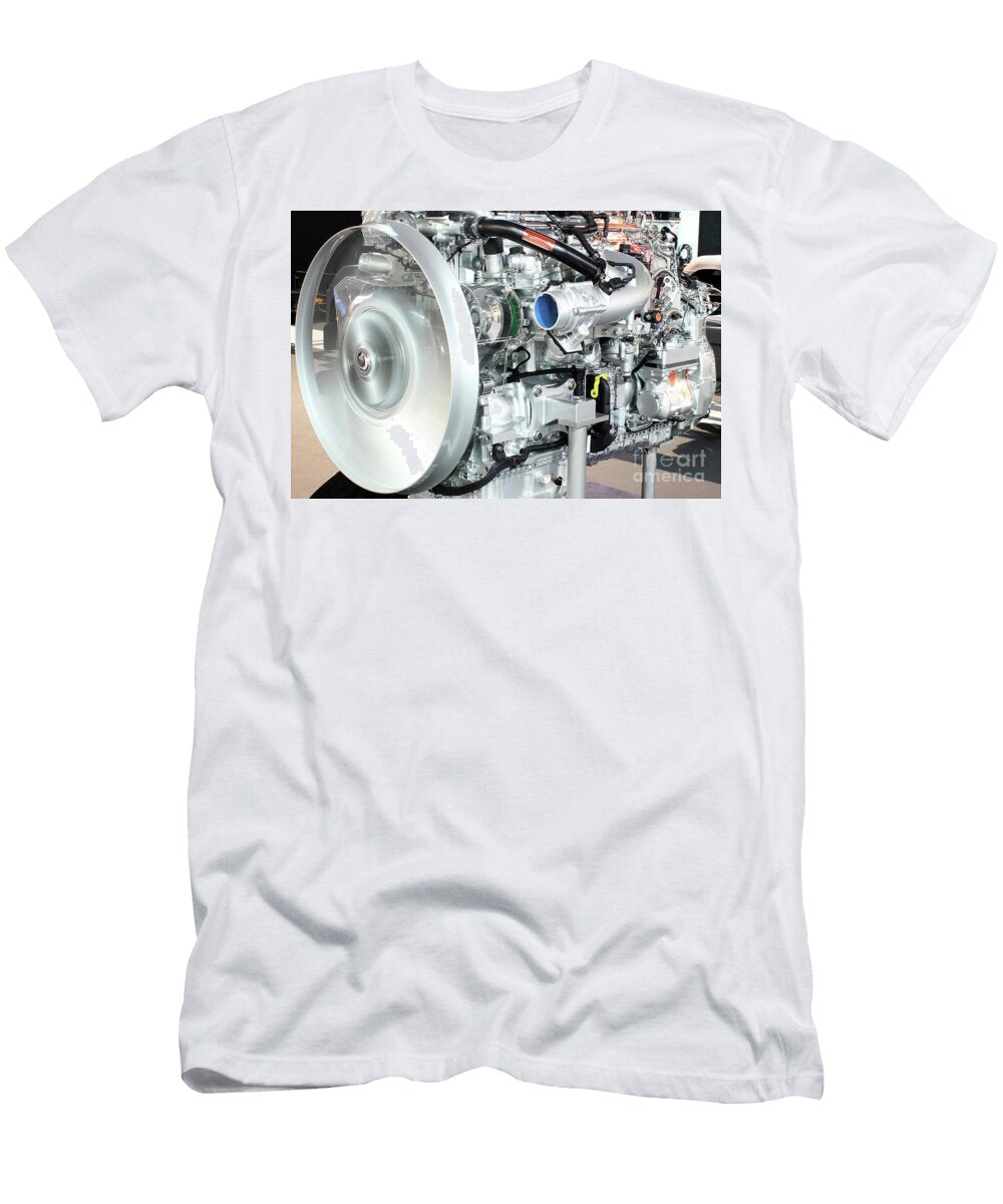 Heavy Truck Engine Closeup Goce Risteski T-Shirt