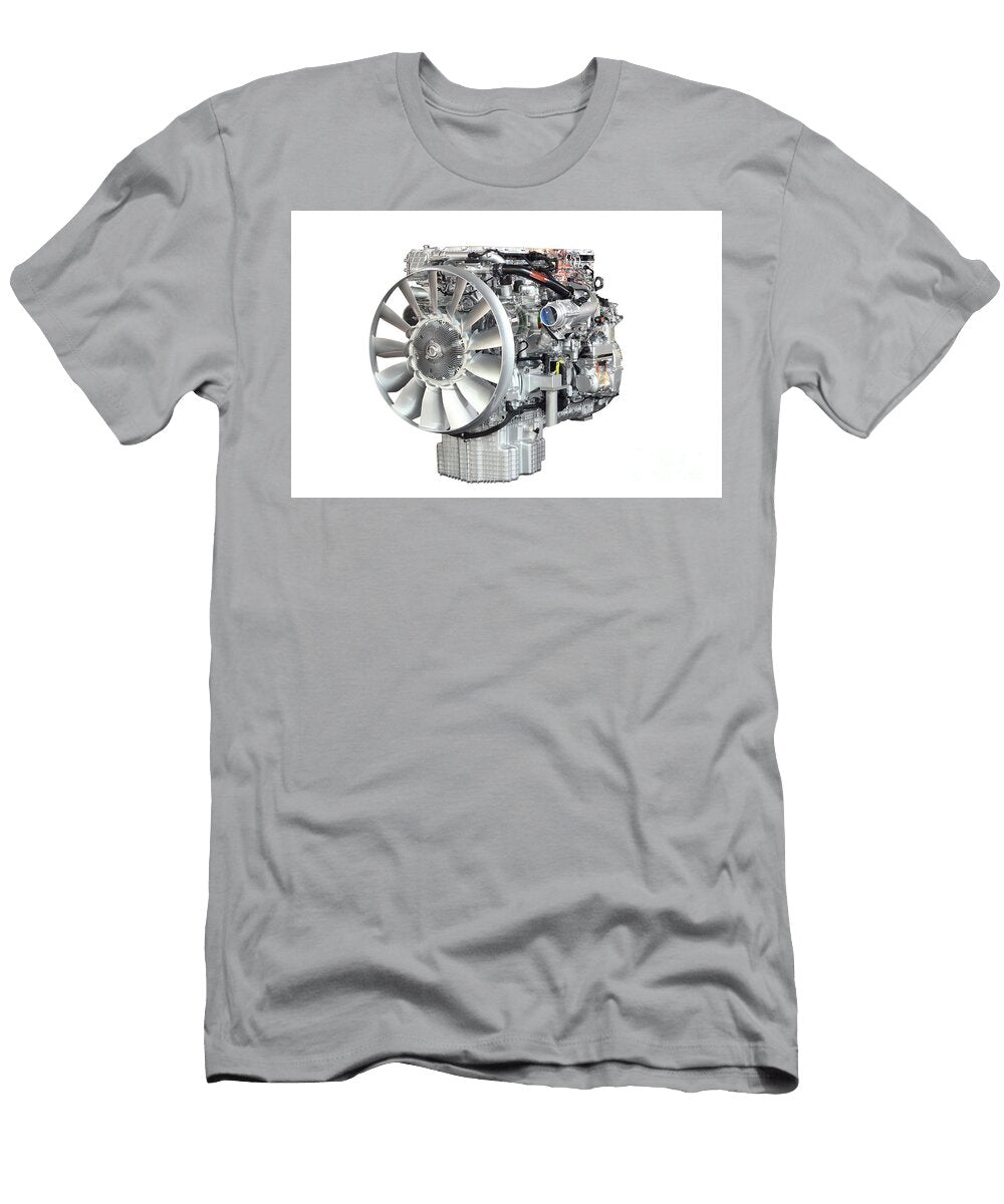 Heavy Truck Engine Front View Isolated Goce Risteski T-Shirt