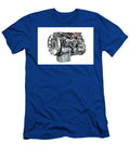 Heavy Truck Engine Isolated on White Background Goce Risteski T-Shirt