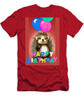 Hedgehog with Balloonshappy Birthday Kalliopi Krouskou T-Shirt