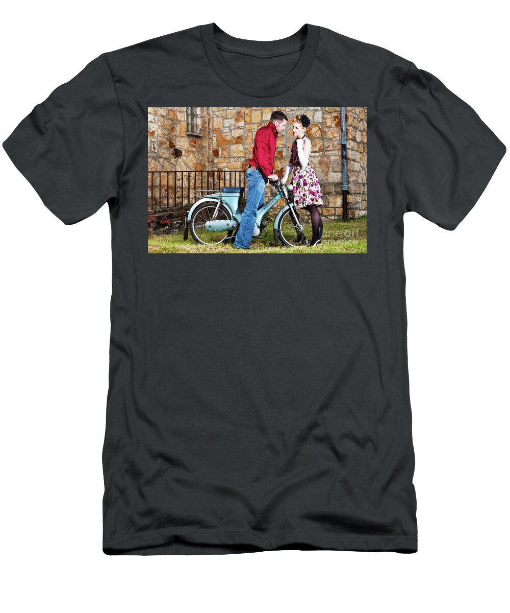 Heinkel Scooter Perle Date Performance Image T-Shirt