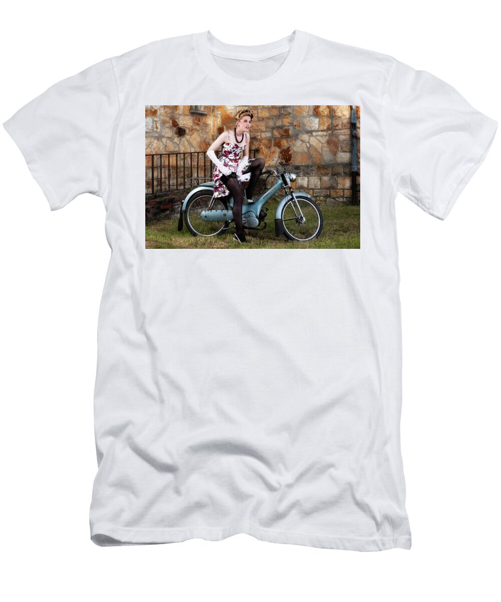Heinkel Scooter Perle Performance Image T-Shirt