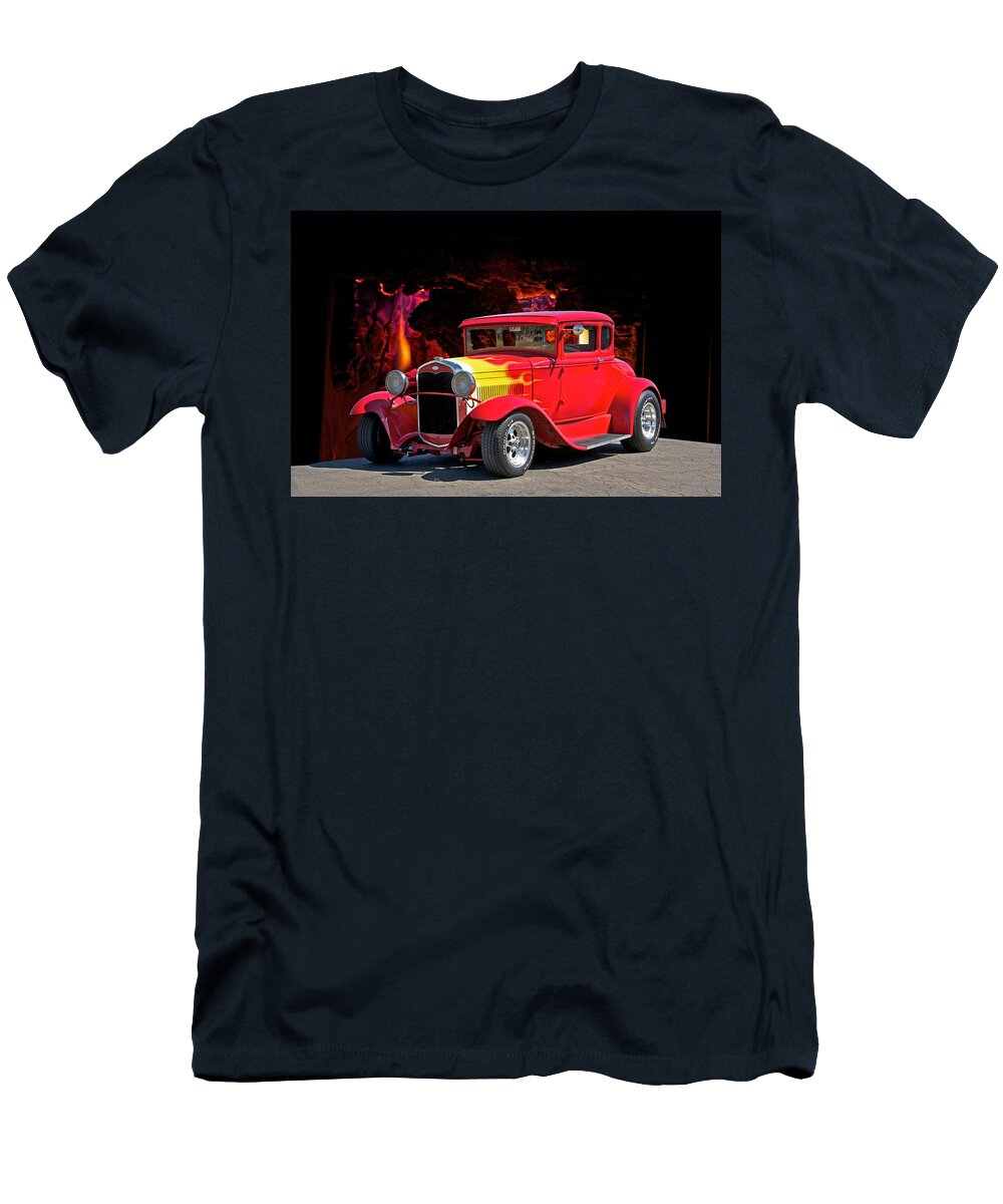 Hell Fire Hot Rod Dave Koontz T-Shirt