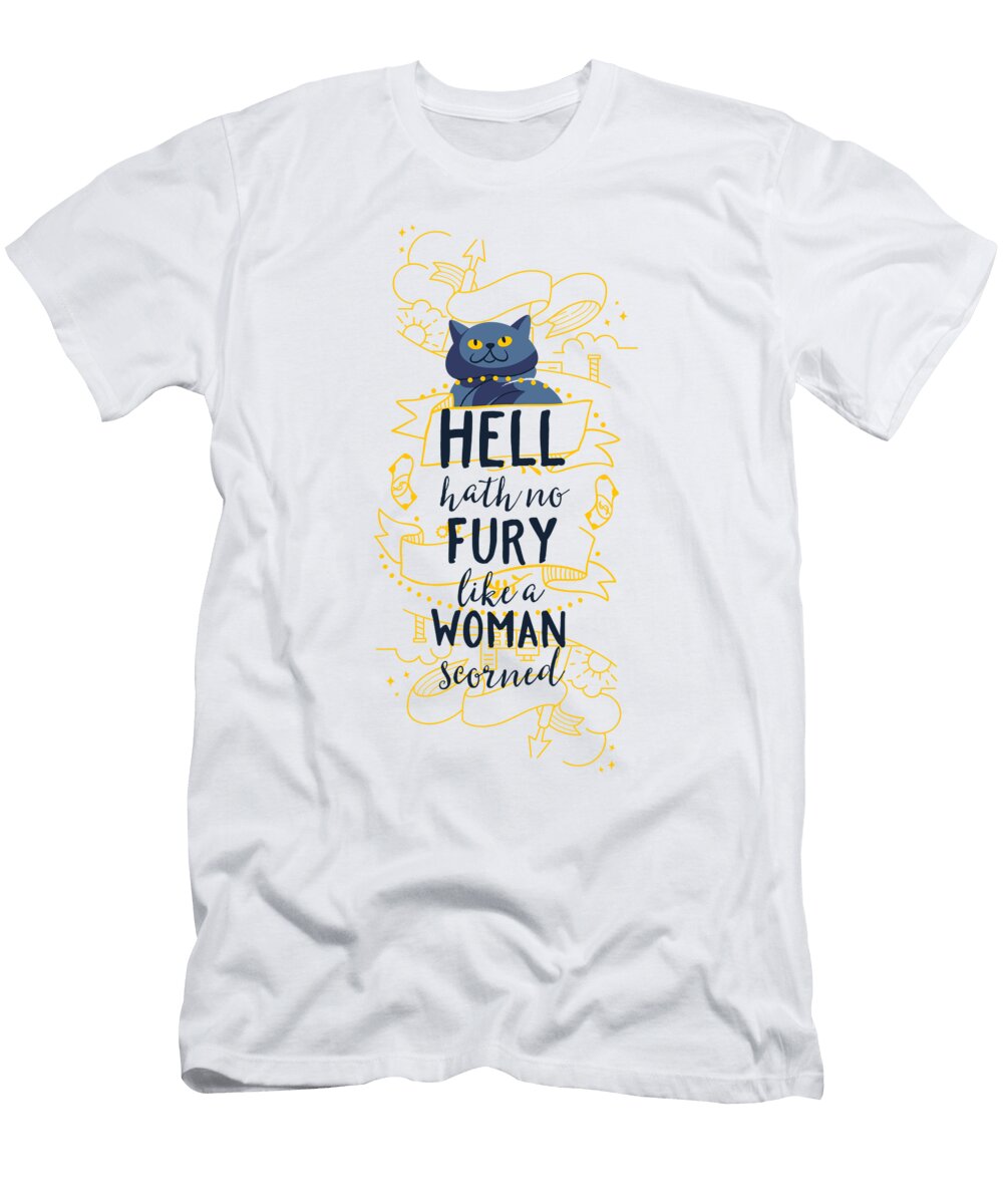Hell Hath No Fury Like a Woman Scorned Jacob Zelazny T-Shirt
