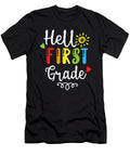Hello First Grade Lovely and Colorful School Gift Licensed Art T-Shirt