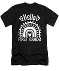 Hello First Grade Rainbow Gift for 1st Graders Licensed Art T-Shirt