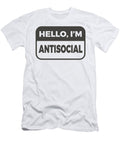 Hello Im Antisocial Funny Sweet Birdie Studio T-Shirt