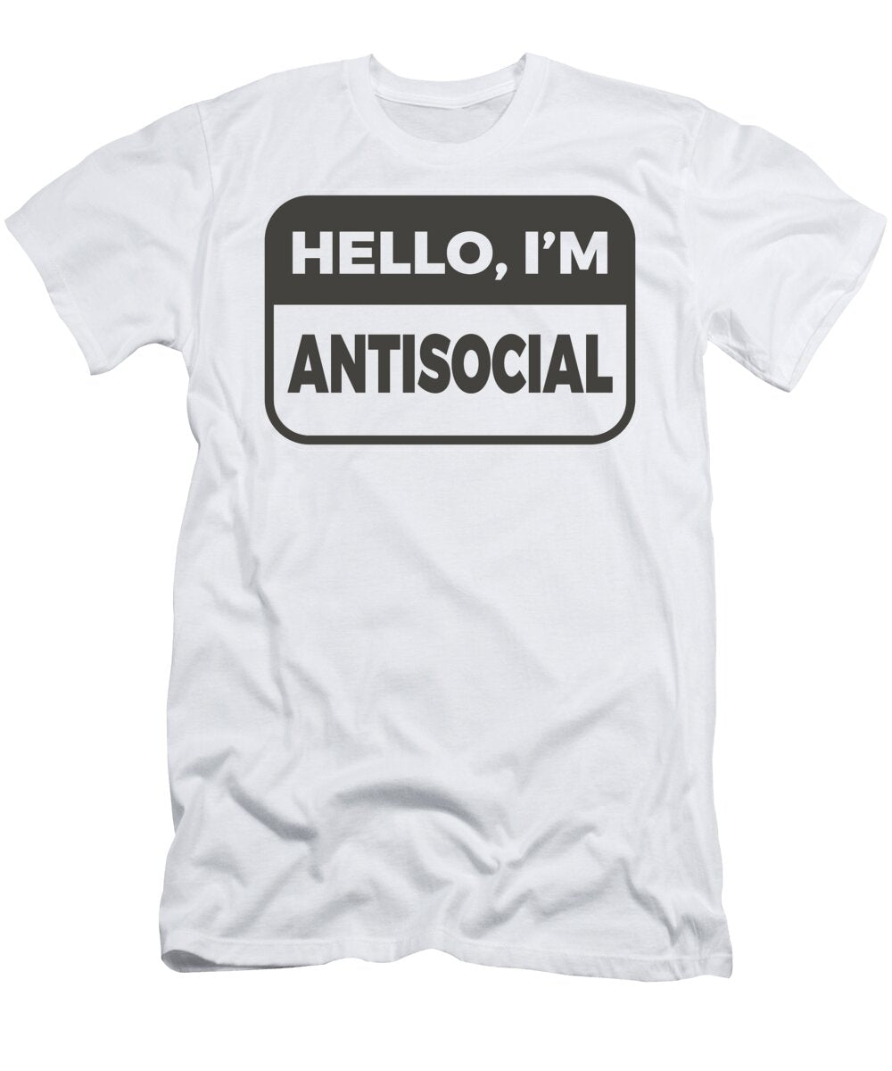 Hello Im Antisocial Funny Sweet Birdie Studio T-Shirt