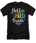 Hello Third Grade Lovely and Colorful School Gift Licensed Art T-Shirt