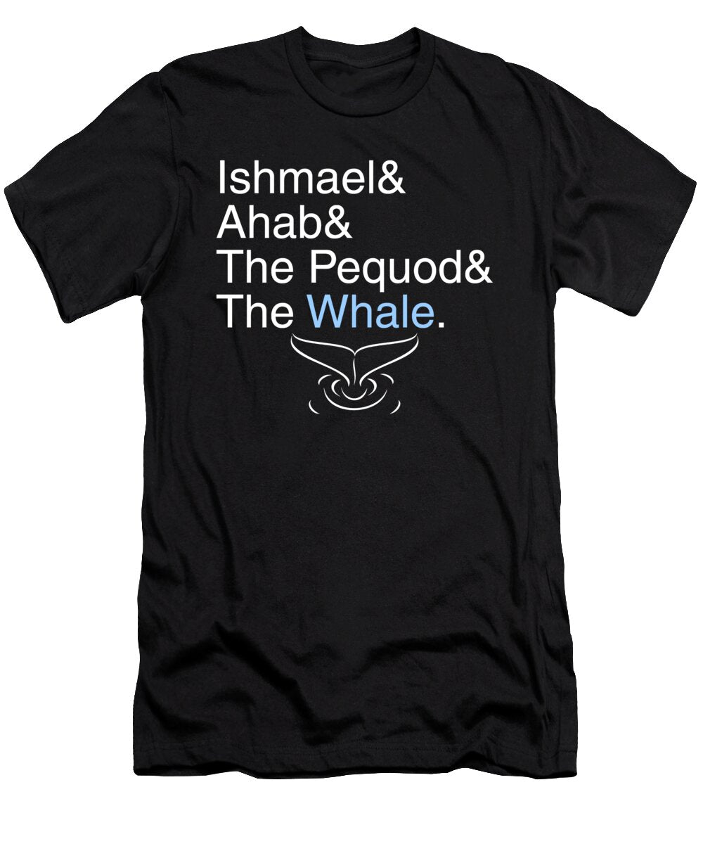 Helvetica Moby Dick Melville for Classic Literature Fans Lance Gambis T-Shirt