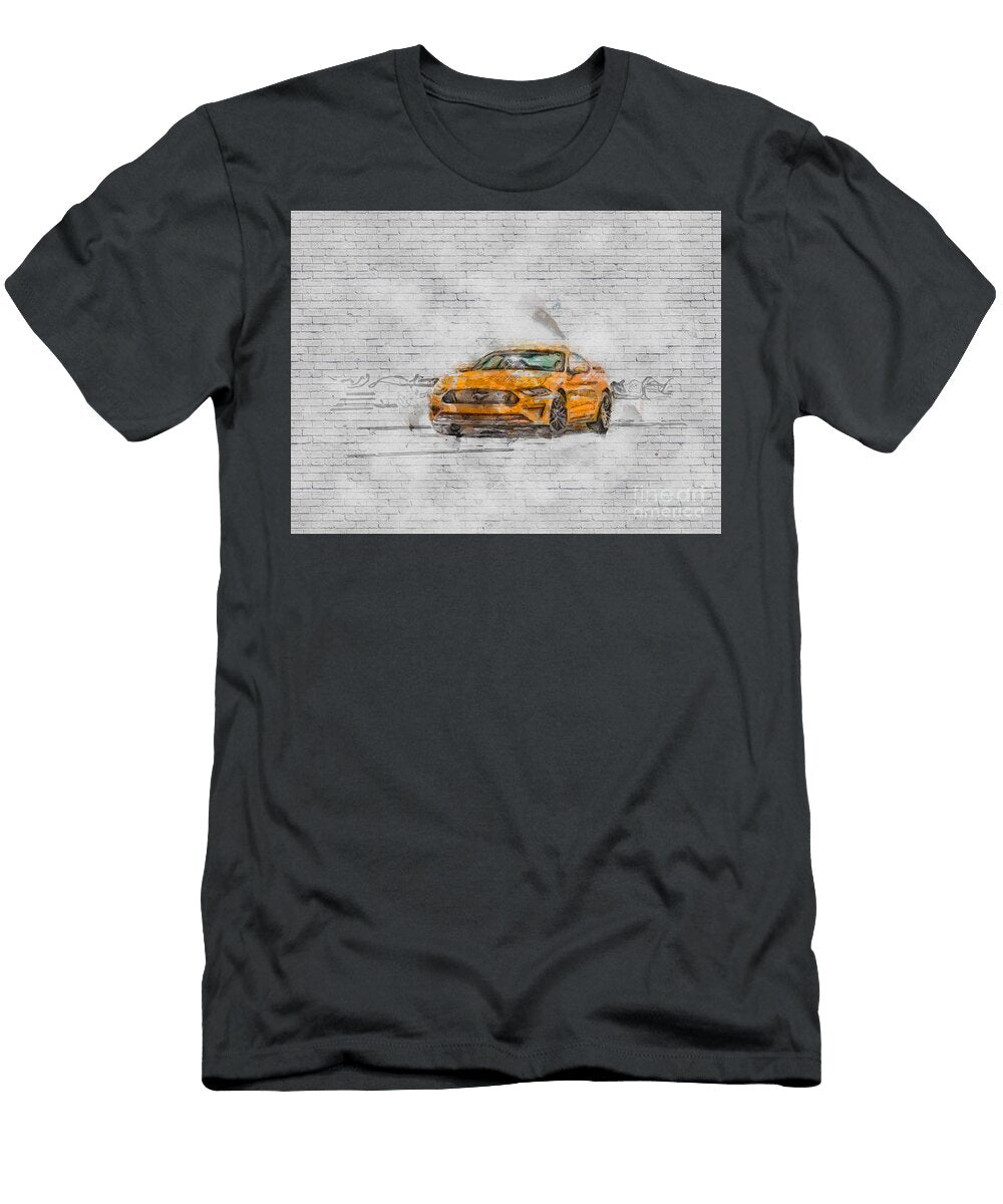 Hennessey Mustang Gt Hpe800 Supercharged Supercars 2020 Cars Yellow Ford Ashtyn Treutel T-Shirt