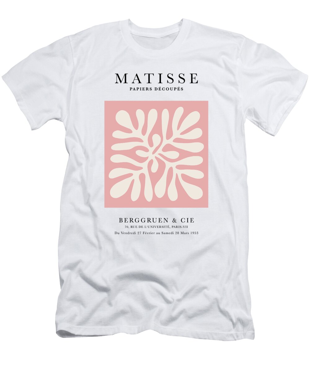 Henri Matisse Papiers Decoupes Art Exhibition Matisse Flower Rose Re Make T-Shirt