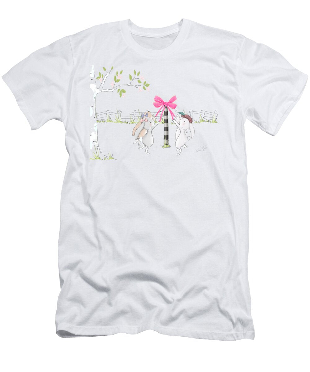 Here We Go Around the May Pole Sandra Clark T-Shirt