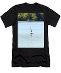 Heron Standing on Lake Alan Kirby T-Shirt