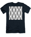 Herringbone Seamless Pattern for Home Decor Ideas Fashion Ikat Chevron Wallpaper Pillow Decoration Tribal Background Black and White Design Julien T-Shirt