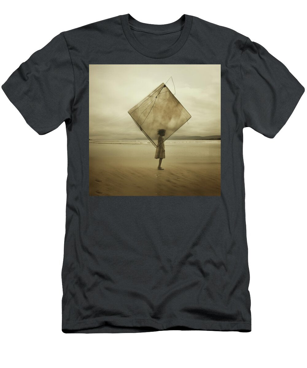 Hidden By Box Kite on Beach Yopedro T-Shirt