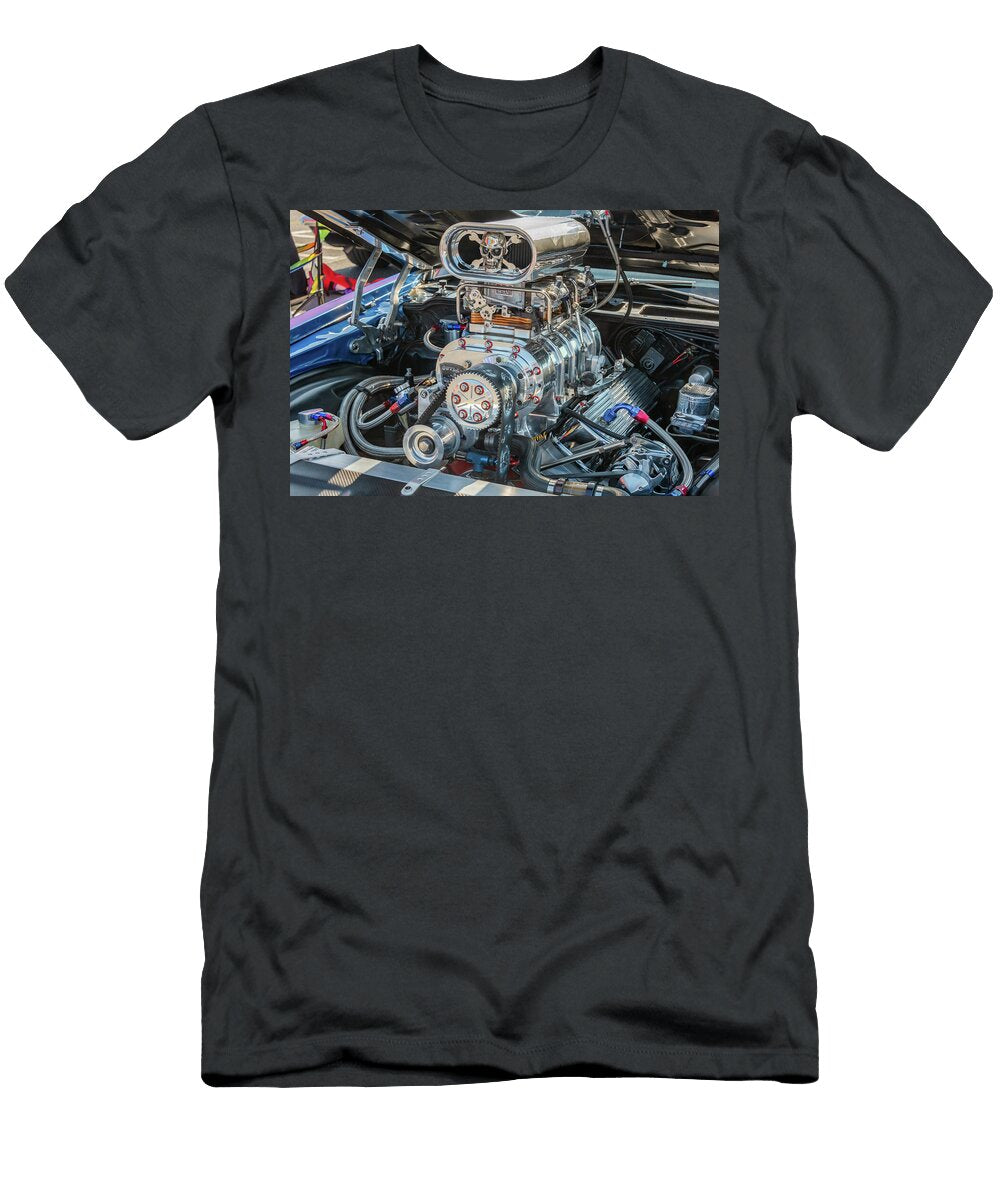 High Performance Supercharged Engine At Augusta Ga Car Show John Kirkland T-Shirt