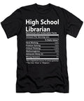 High School Librarian Nutrition Factors Gift Item Shi Hu Kang T-Shirt