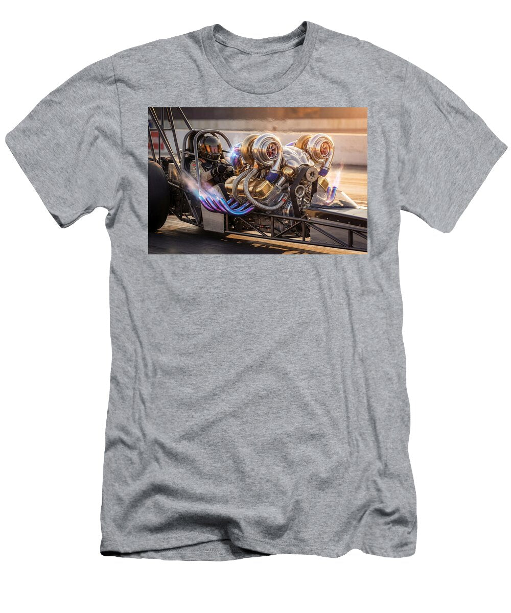 High Speed Drag Racer Ego Crash T-Shirt
