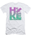 Hike Nh Purple Green White Mountain Images T-Shirt