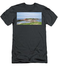 Hilbre Island As the Tide Comes in Neon Light Photography T-Shirt