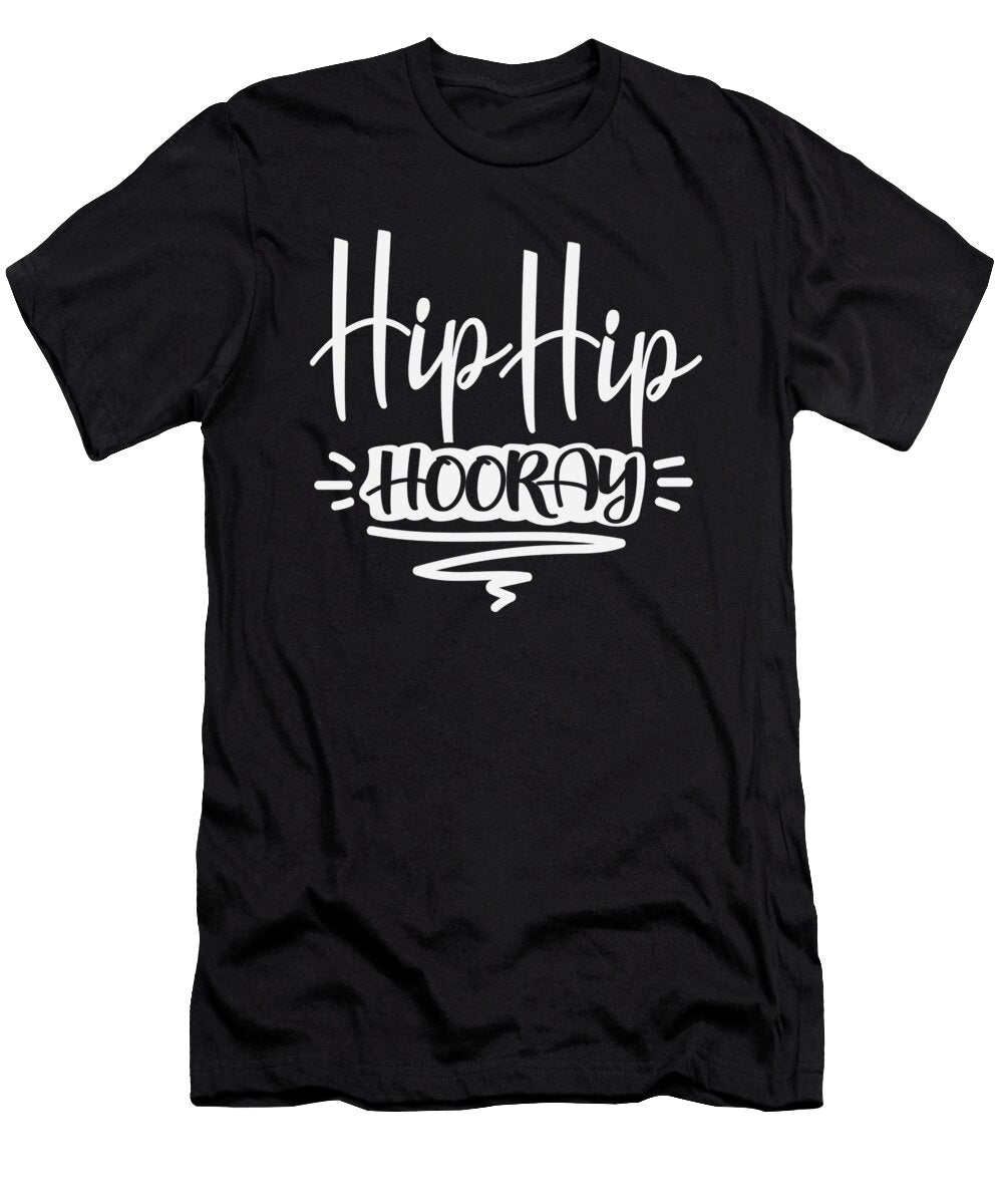 Hip Hip Hooray After Replacement Surgery Recover Gag Gift Graphic Sel Mermaid T-Shirt