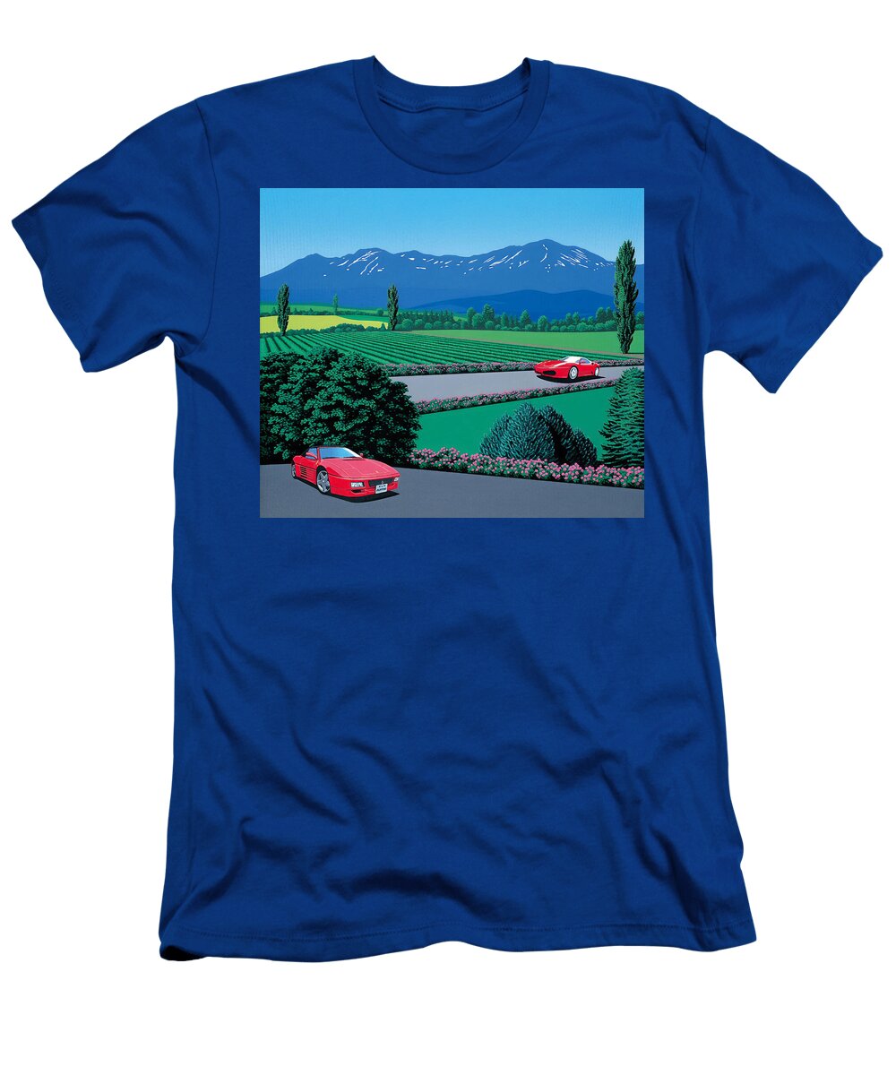 Hiroshi Nagai S Iconic Ferrari Masterpiece a Symbol of Speed and Elegance Jack Eli T-Shirt