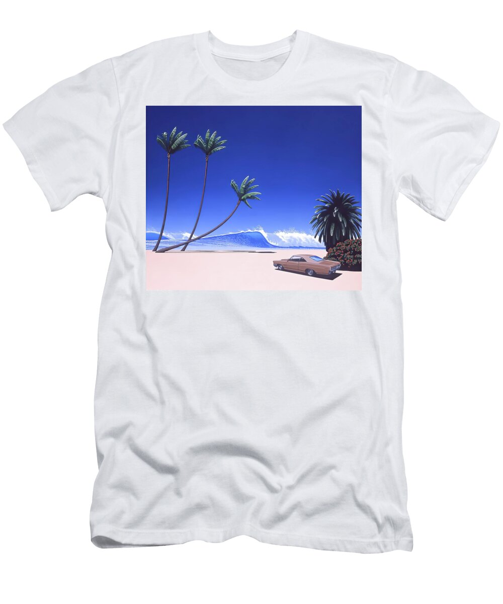 Hiroshi Nagai S Impender Beach Serene Coastal Modernism Jack Eli T-Shirt