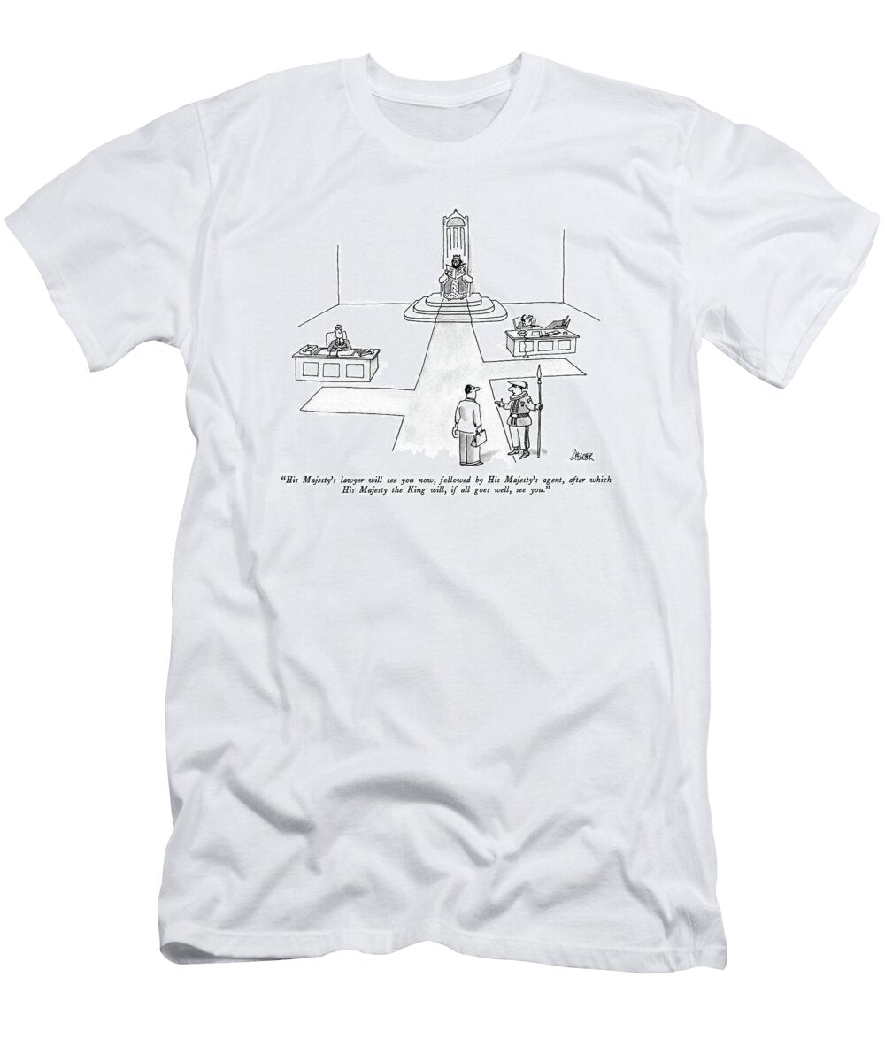 His Majestys Lawyer Will See You Now Jack Ziegler T-Shirt