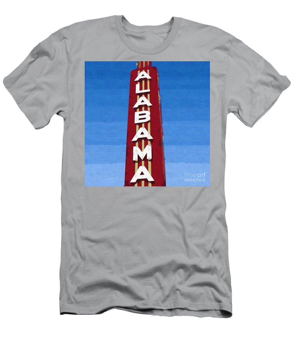 Historic Alabama Theatre Houston Texas D Tao T-Shirt
