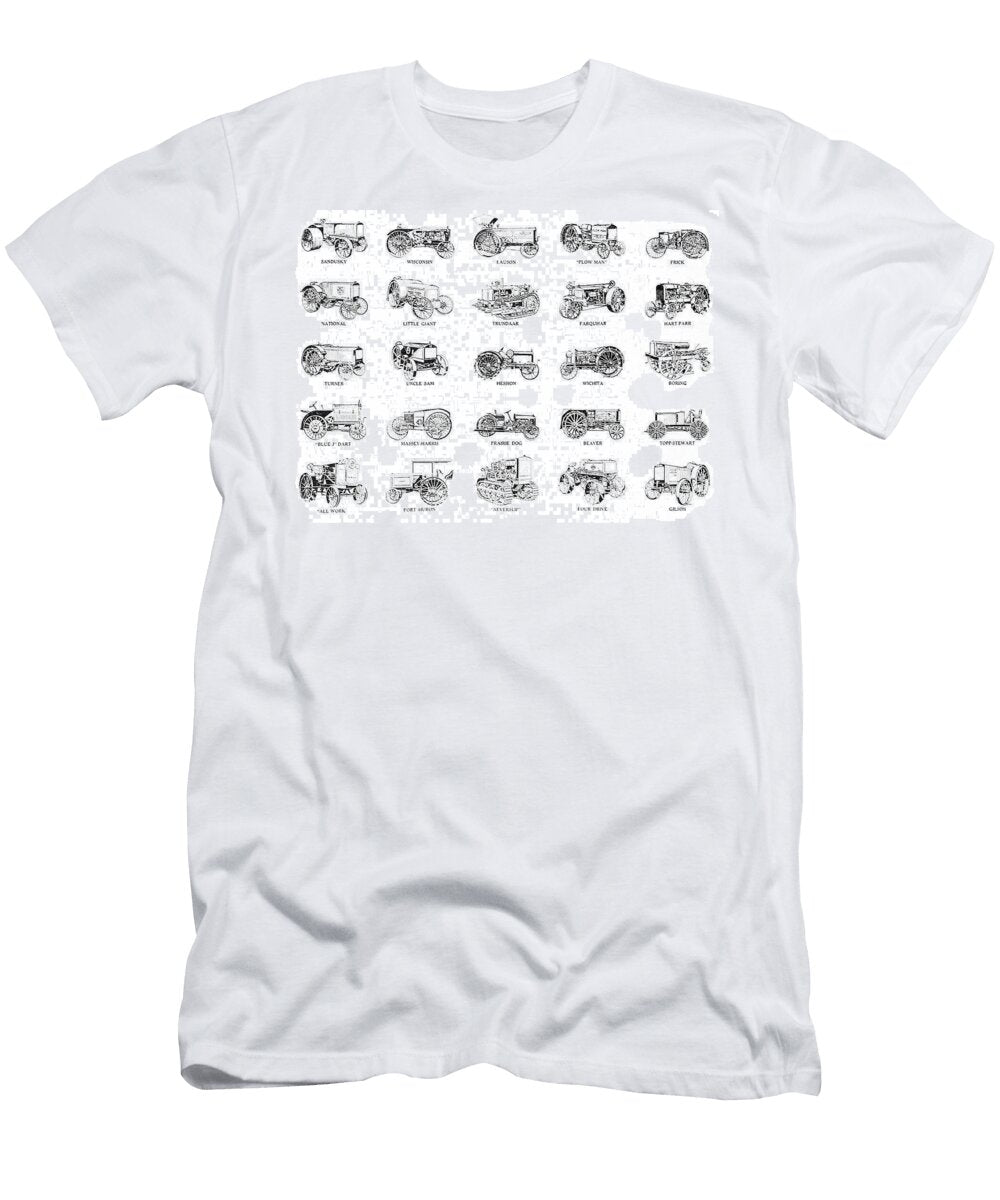 Historic Tractor Illustrations Remsberg Inc T-Shirt