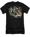History of Immigration in America Chinese Merchant Using an Abaque Abacus and Accountant From San Francisco USA Circa 1890 From a Photograph American School T-Shirt
