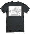 Hit or Miss Governed Engine with Heavy Flywheel Diagram Ab2 Historic Illustrations T-Shirt